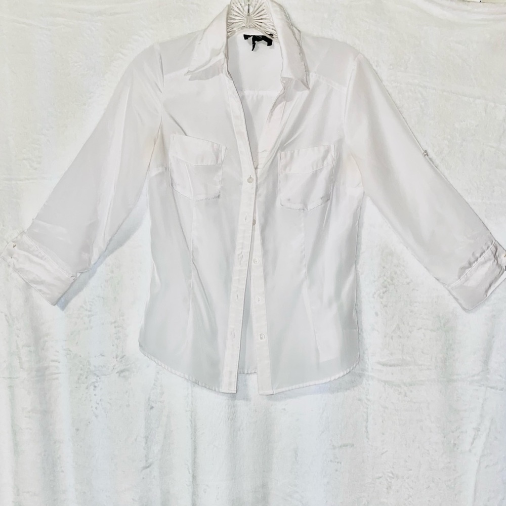 White Button-Down Top - image 1